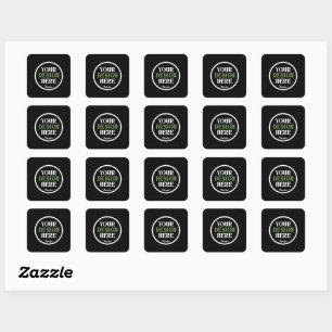 custom, unique, sleek & minimalist hershey®'s kiss square sticker