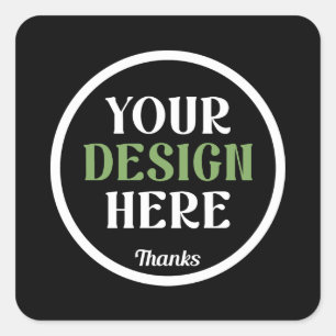 custom, unique, sleek & minimalist hershey®'s kiss square sticker