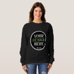 custom, unique, sleek & minimalist hershey®'s kiss sweatshirt<br><div class="desc">This design is accessible to all. Feel free to customise the logo,  images,  text,  and colours according to your preferences. Thank you very much.</div>