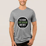 custom, unique, sleek & minimalist hershey®'s kiss Tri-Blend shirt<br><div class="desc">This design is accessible to all. Feel free to customise the logo,  images,  text,  and colours according to your preferences. Thank you very much.</div>