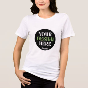 custom, unique, sleek & minimalist hershey®'s kiss Tri-Blend shirt