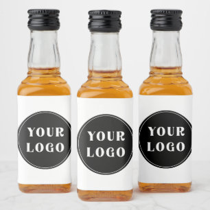 custom, unique, sleek & minimalist liquor bottle label