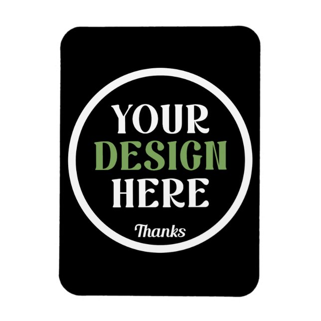 custom, unique, sleek & minimalist magnet (Vertical)