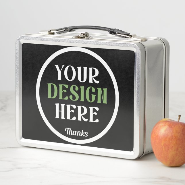 custom, unique, sleek & minimalist metal lunch box (In Situ)