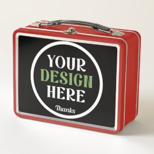 custom, unique, sleek & minimalist metal lunch box