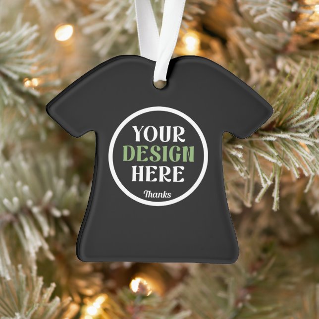 custom, unique, sleek & minimalist ornament (Tree)