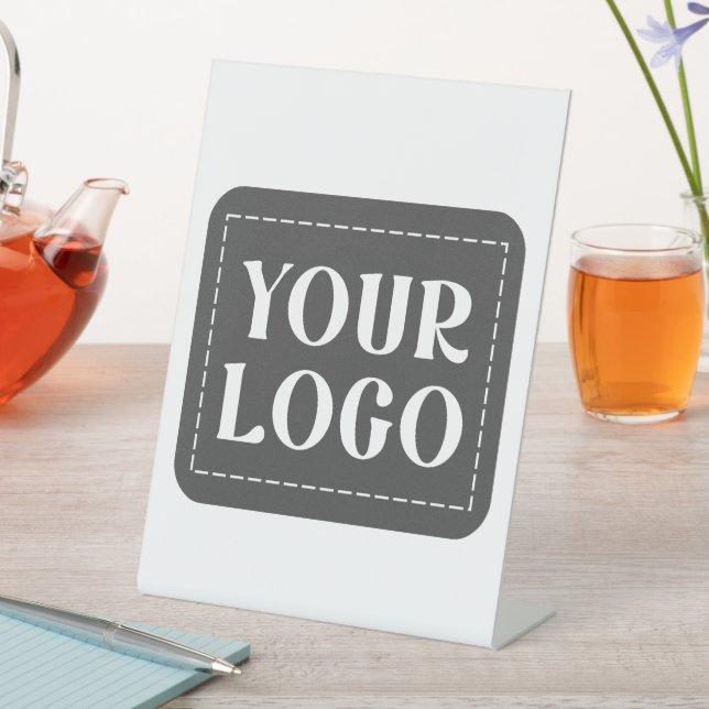 custom, unique, sleek & minimalist pedestal sign (In SItu)