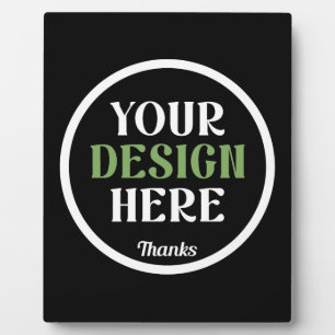 custom, unique, sleek & minimalist plaque