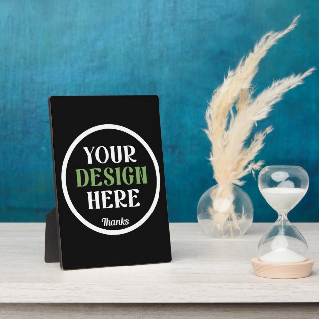 custom, unique, sleek & minimalist plaque (Side)