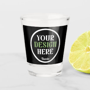 custom, unique, sleek & minimalist shot glass