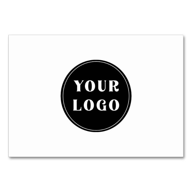 custom, unique, sleek & minimalist table number (Front)