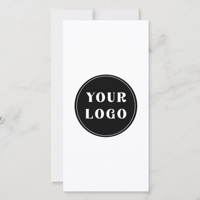 custom, unique, sleek & minimalist thank you card (Front)