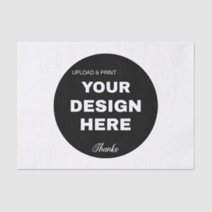 custom, unique, sleek & minimalist  tissue paper