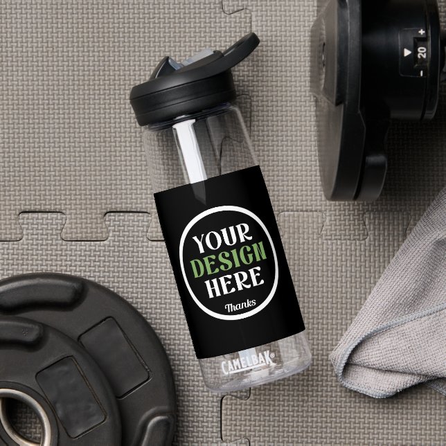 custom, unique, sleek & minimalist water bottle (Gym (Rotated))