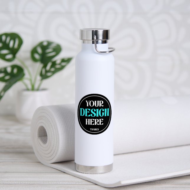 custom, unique, sleek & minimalist water bottle (Yoga (Rotated))