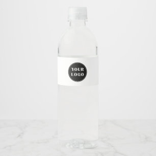 custom, unique, sleek & minimalist water bottle label