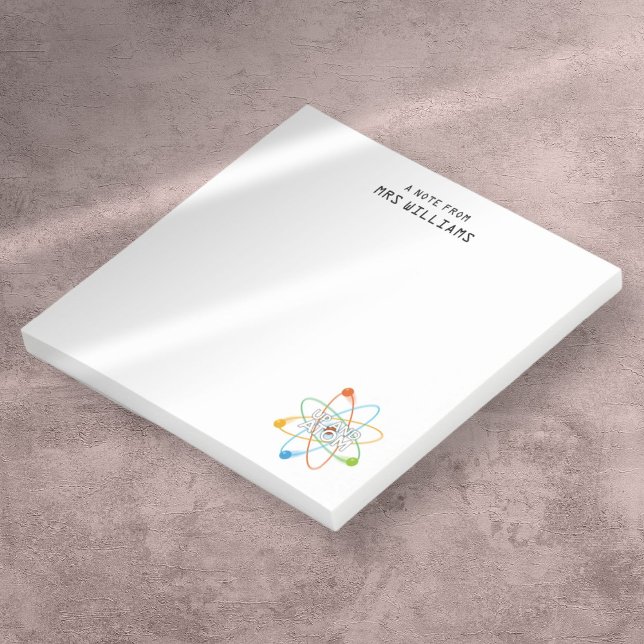 Custom UP AND ATOM Funny Science Quote Post-it Notes (Custom UP AND ATOM Funny Science Quote Post-it Notes)