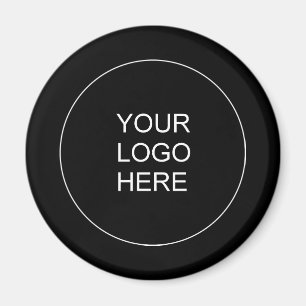 Custom Upload Business Company Logo Add Text Name Magnet
