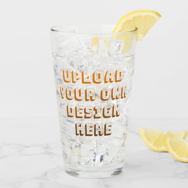 Custom Upload Design Product Glass (Back Ice)