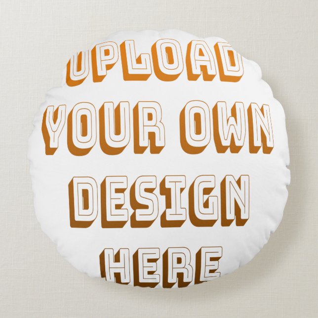 Custom Upload Design Product Round Cushion (Front)