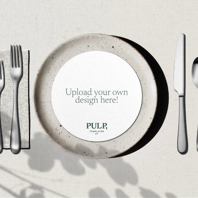 Custom Upload Your Own Round Menu Invitation (Creator Uploaded)