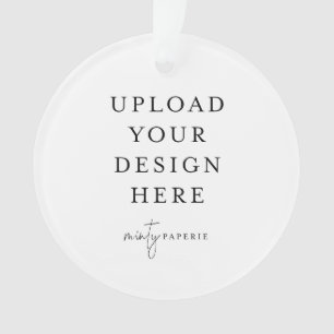 Custom Upload Your Photo Acrylic Ornament