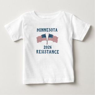 Custom USA Flag Resistance Baby T-Shirt