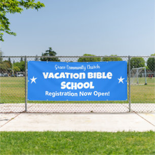 Custom Vacation Bible School Banner