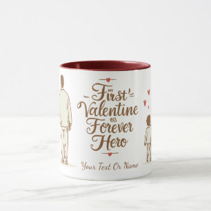 Custom Valentine Gift for Dad Personalised Name Mug