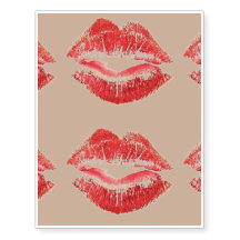 CUSTOM VALENTINE HEARTS TEMPORARY TATOOS