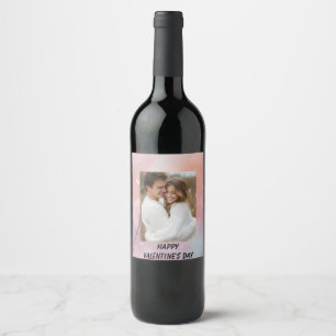 Custom Valentine’s Day Beverage Photo Label