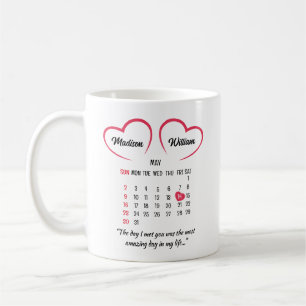 Custom Valentine's Day Mug, Anniversary Gifts Coffee Mug