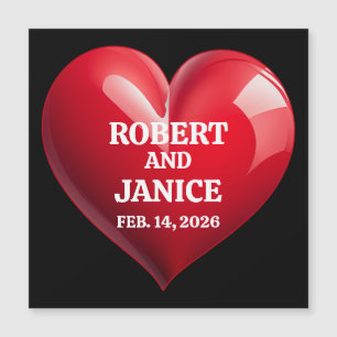 Custom valentines day personalise heart gift