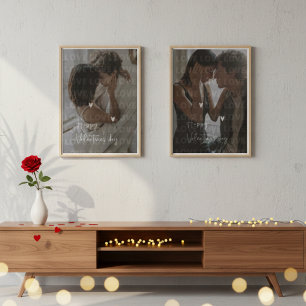 Custom Valentine's Day Romantic Couple Photo