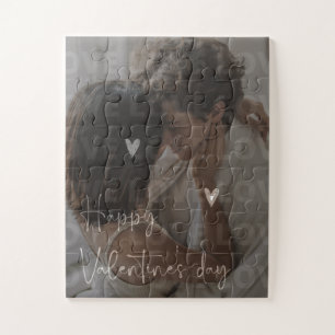Custom Valentine's Day Romantic Couple Photo  Jigsaw Puzzle