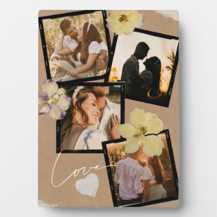 Custom Valentine's Day Romantic Couple Photo Plaque