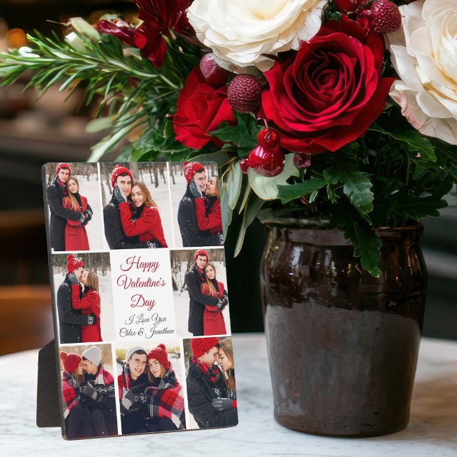 Custom Valentine's Day Romantic Couple Photo  Plaque (Creator Uploaded)