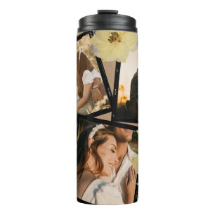 Custom Valentine's Day Romantic Couple Photo  Thermal Tumbler