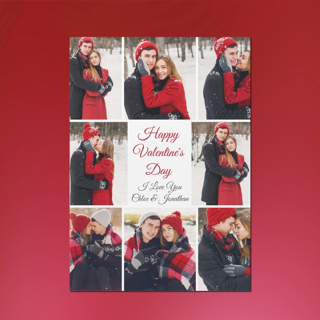 Custom Valentine's Day Romantic Photo Magnet Card (Creator Uploaded)