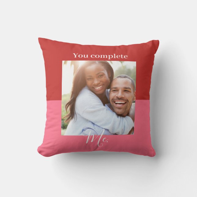 Custom Valentine's Day Throw Pillow, Cushion (Front)