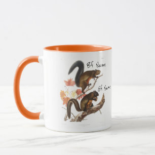 Custom Valentine's Squirrel Squirrelly Couple Mug