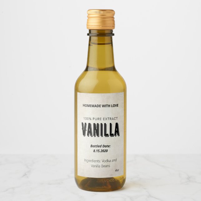 Custom Vanilla Extract Label - VE002_04 (Front)