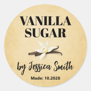 Custom Vanilla Sugar Label