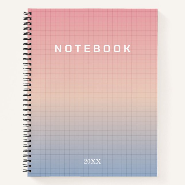 Custom Vaporwave Notebook (Front)
