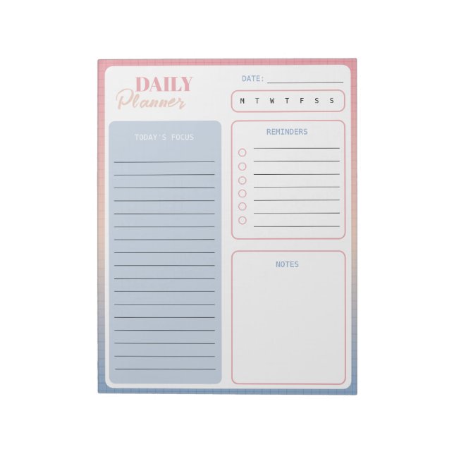 Custom Vaporwave Notepad (Rotated)