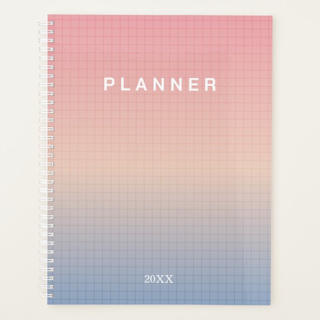 Custom Vaporwave Planner (Front)