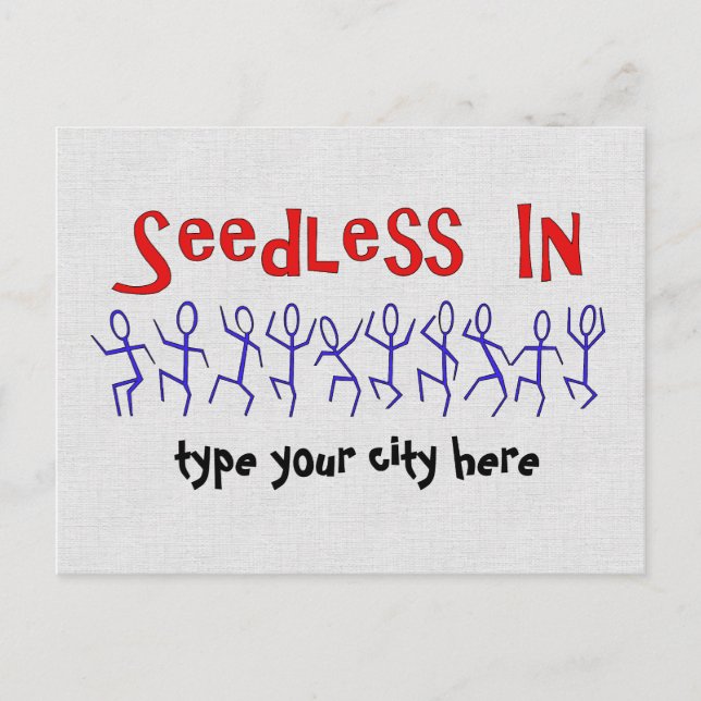 Custom Vasectomy Celebration Invitation Postcard (Front)