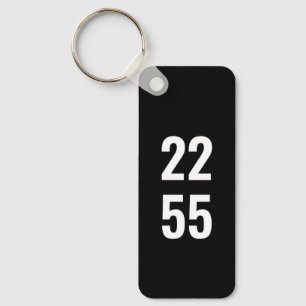 Custom Vehicle Number Plate Keychain