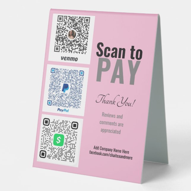 Custom Venmo Business Transactions (Front)