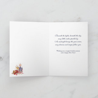 Custom Verse New York New Year Greeting Card